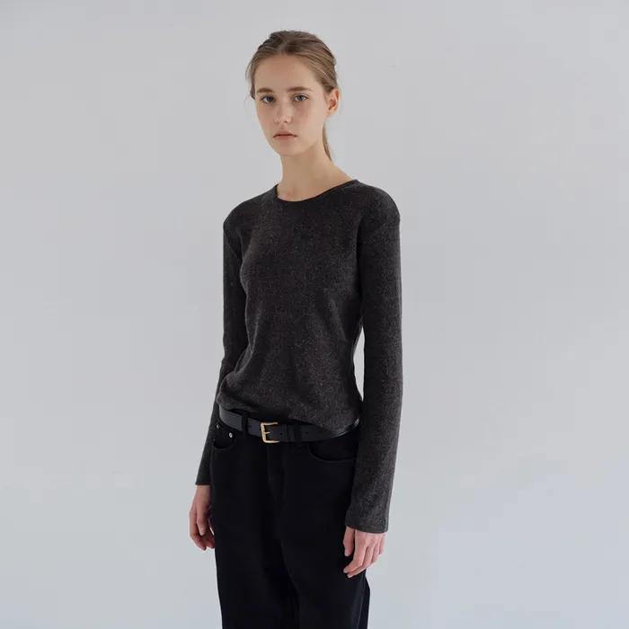 Snow Round T_Charcoal