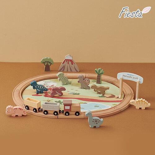 피에스타 빌리지 공룡 친구들 레일 기차세트