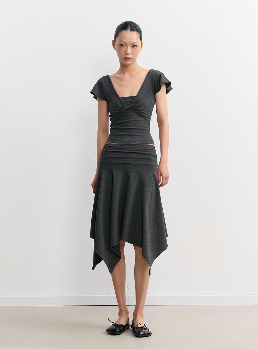 Ruffle Reversible Top & Skirt