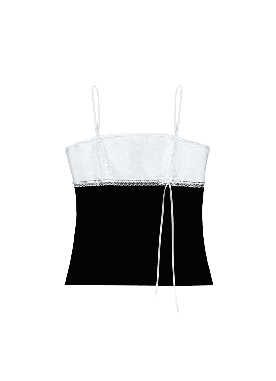 Victoria Top - XS / Black/White