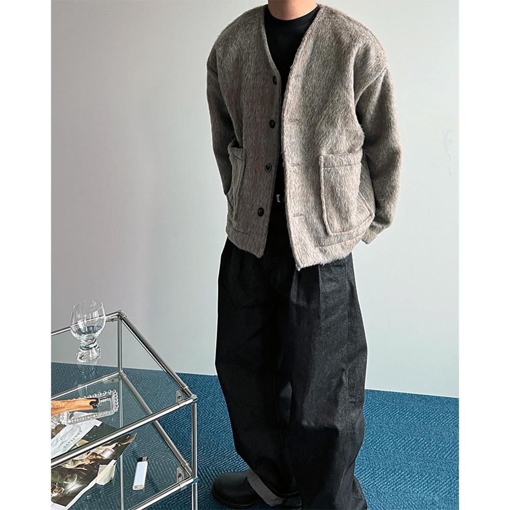 F/W 모헤어 브이넥 가디건 2color