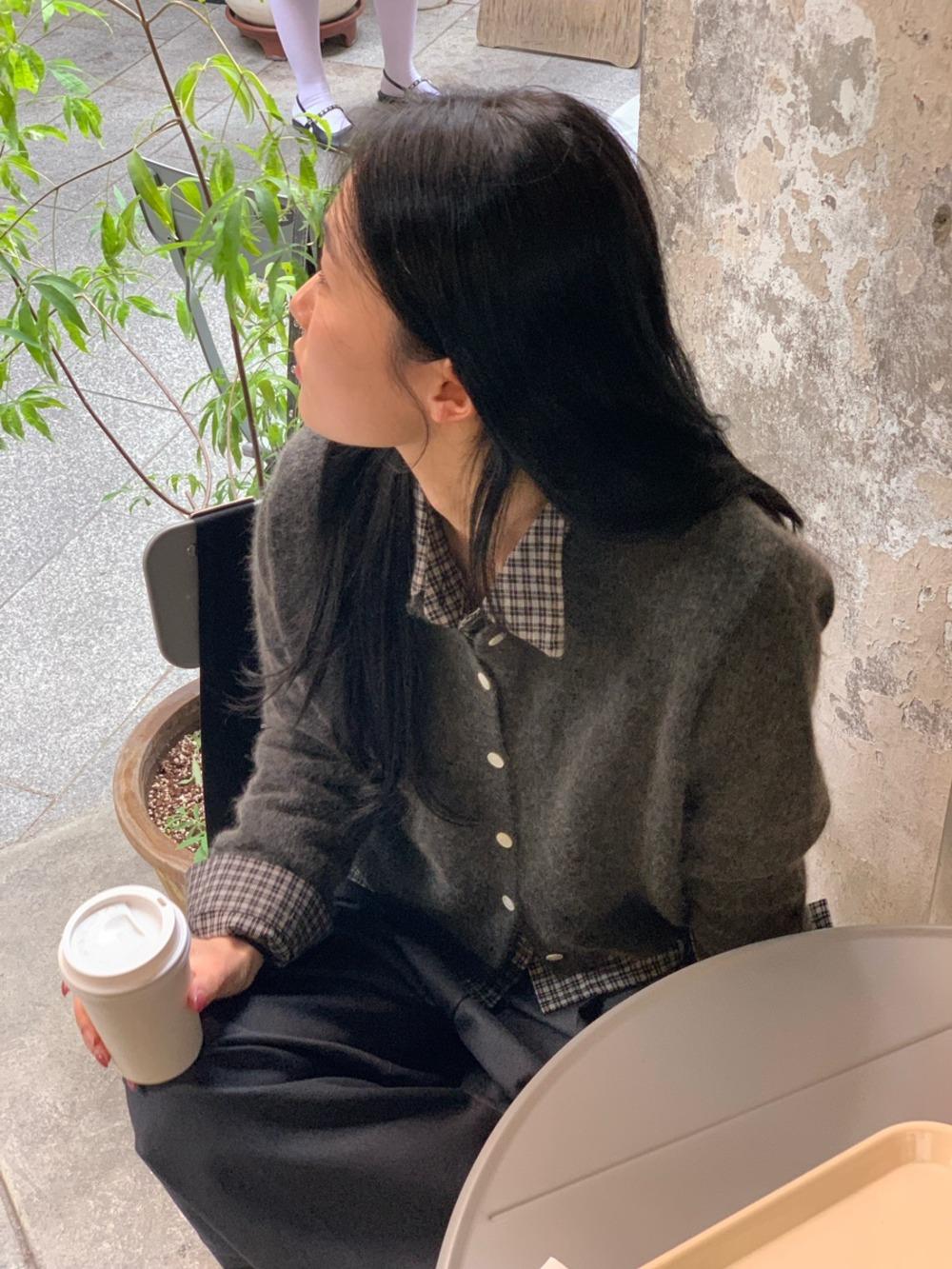 * 입고지연 9월말~10월초 ) 라쿤 라운드 가디건