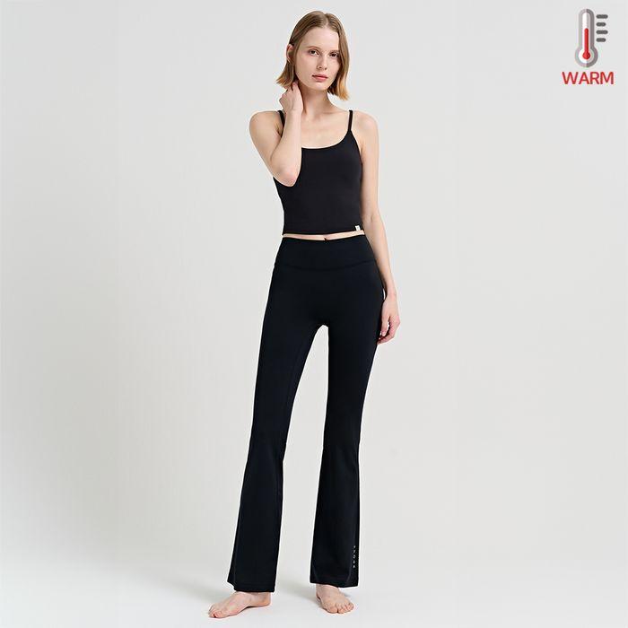 기모 데일리 10부 부츠컷 레깅스(FMLG1014W)_뉴블랙