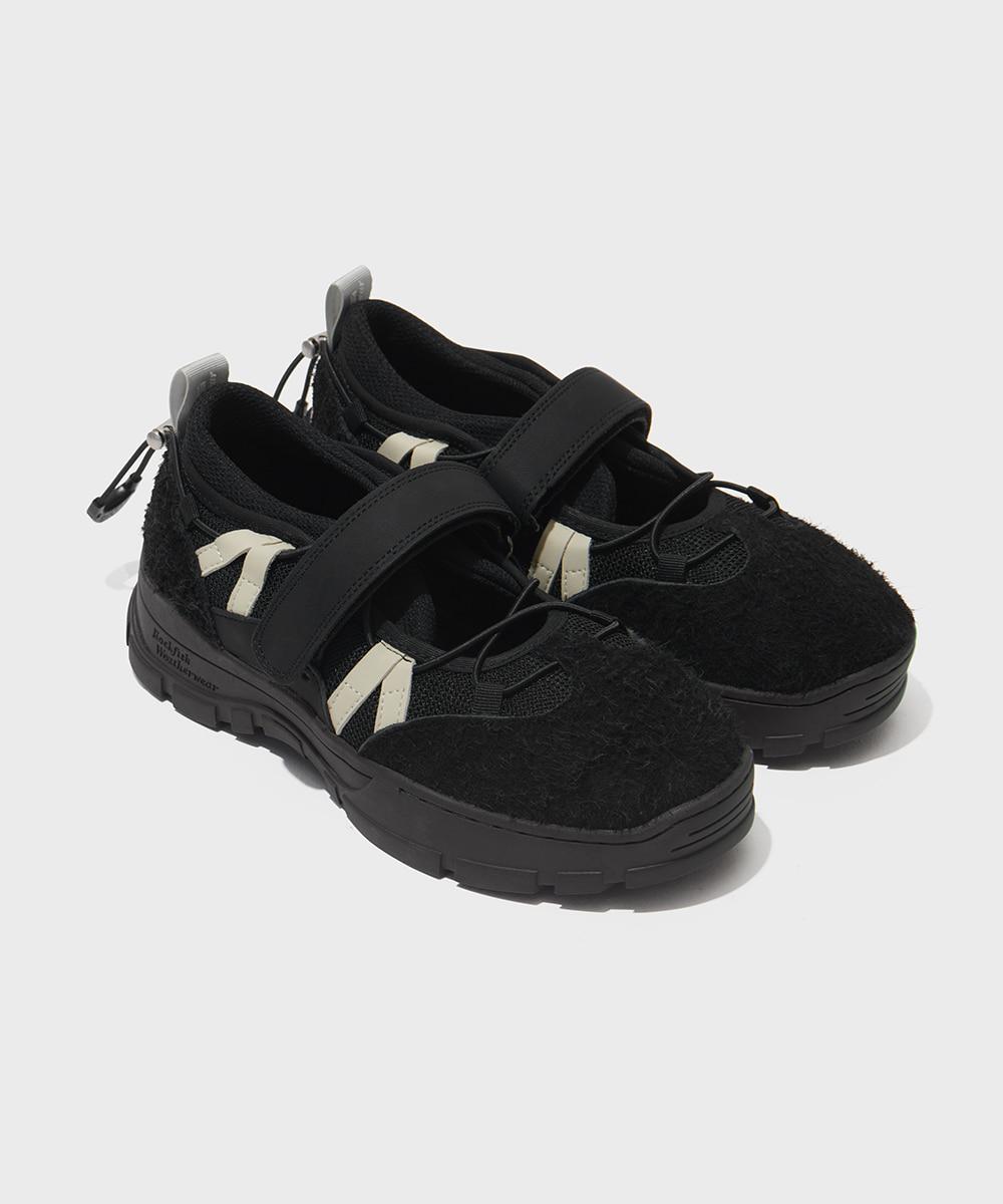 NEW BRYN VELCRO SNEAKERS(MESH) - BLACK