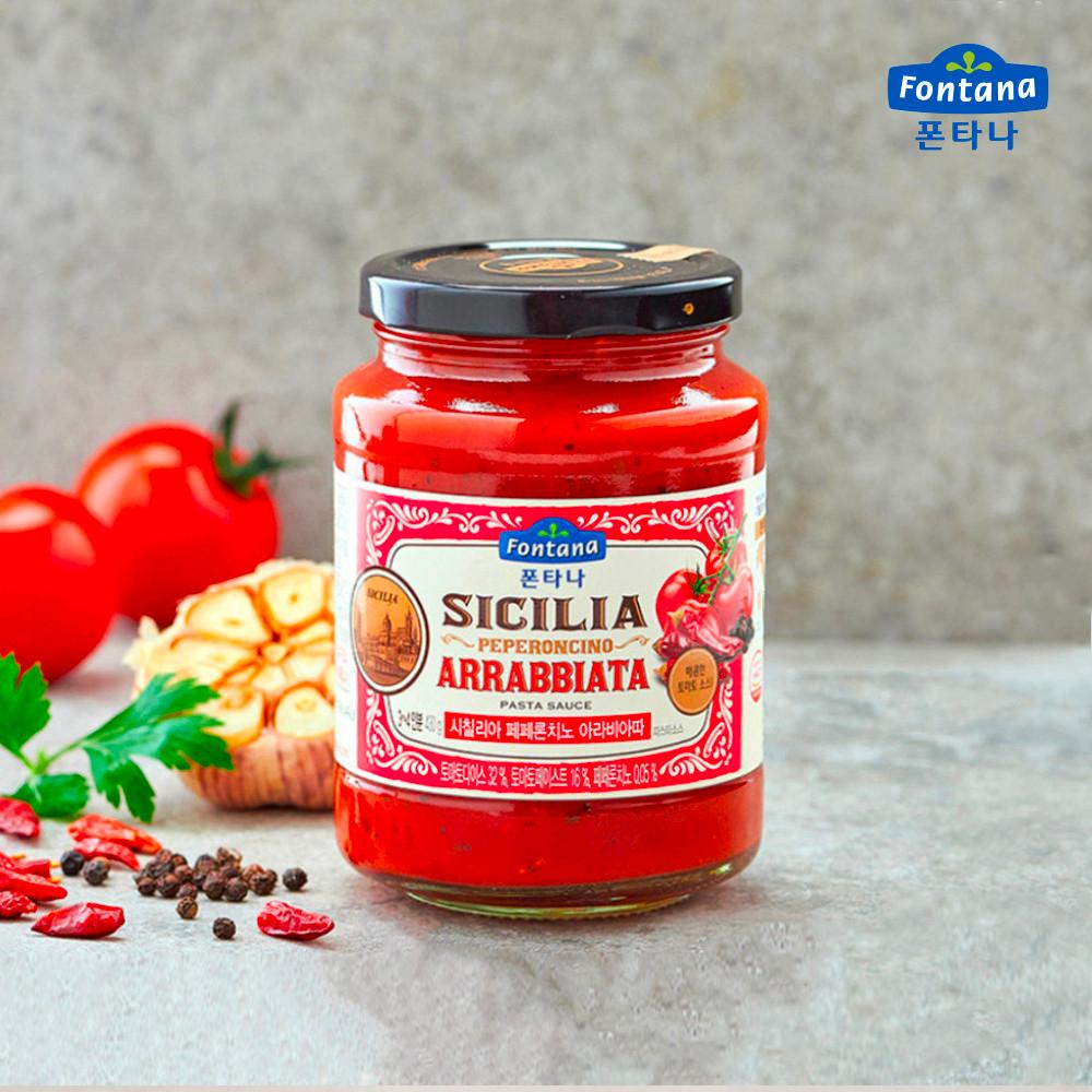 폰타나 페페론치노 아라비아따 파스타소스 430g