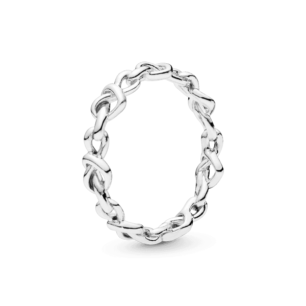 노티드 하트 링