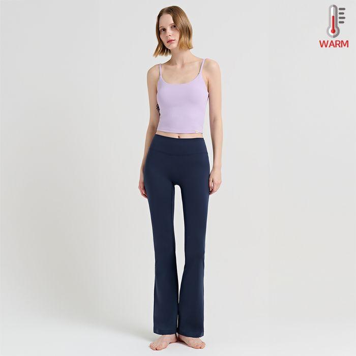 기모 데일리 10부 부츠컷 레깅스(FMLG1014W)_ 이브닝 블루