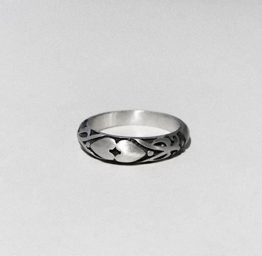 더블하트가락지