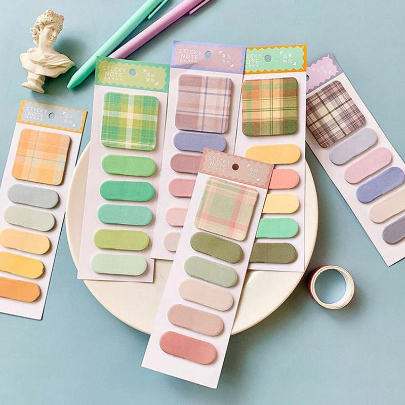 [문구덕후] 체크 그라데이션 포스트잇 2개 골라담기