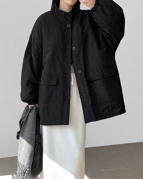 덤핀 2온스 패딩 야상점퍼