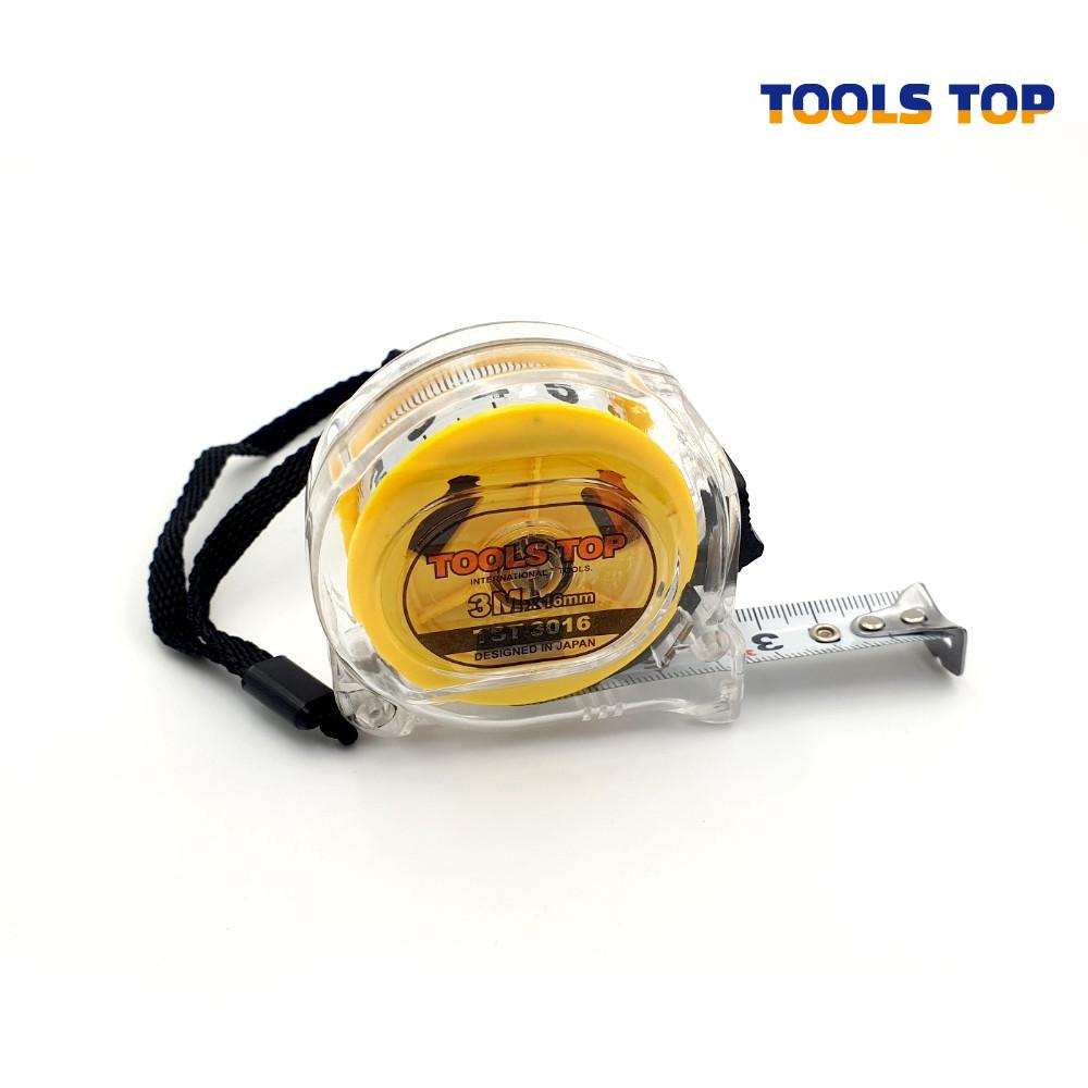 툴스탑 누드 줄자 TST-3016 스마트 미니 양방향 줄자 자석 홀더
