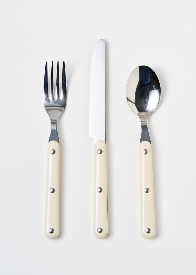 버튼 디너  커트러리 _ 화이트