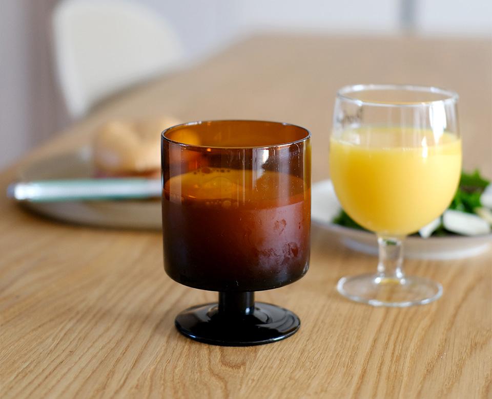 [만세스] 앰버 와인 글라스 300ml