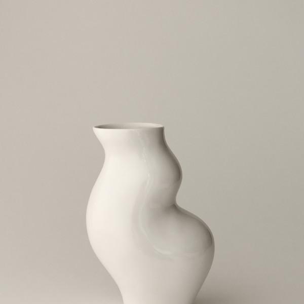 Body Vase 03 - Glossy White (유광)