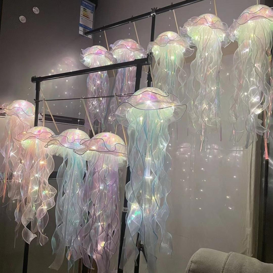 led 오로라 해파리 홀로그램 라이트 / 기념일 램프 무드등 개업 생일 졸업 여자친구 선물 연인