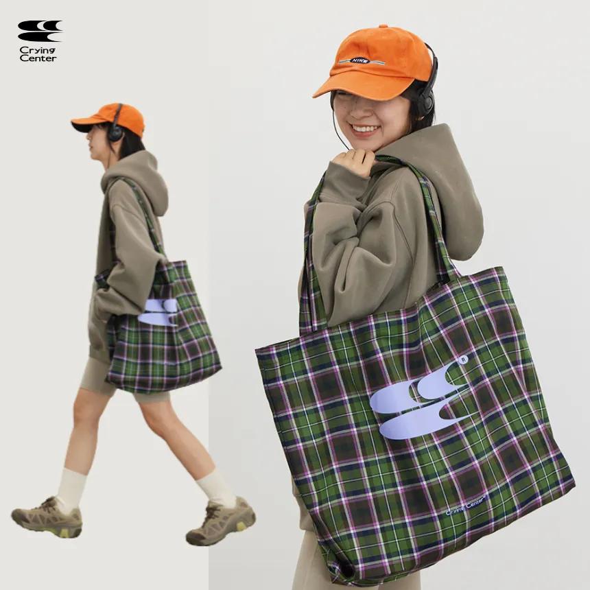 크라잉센터 가방 체크 숄더백 보부상가방 y2k 가방 CRYINGCENTER | 상품 상세 | 크로켓