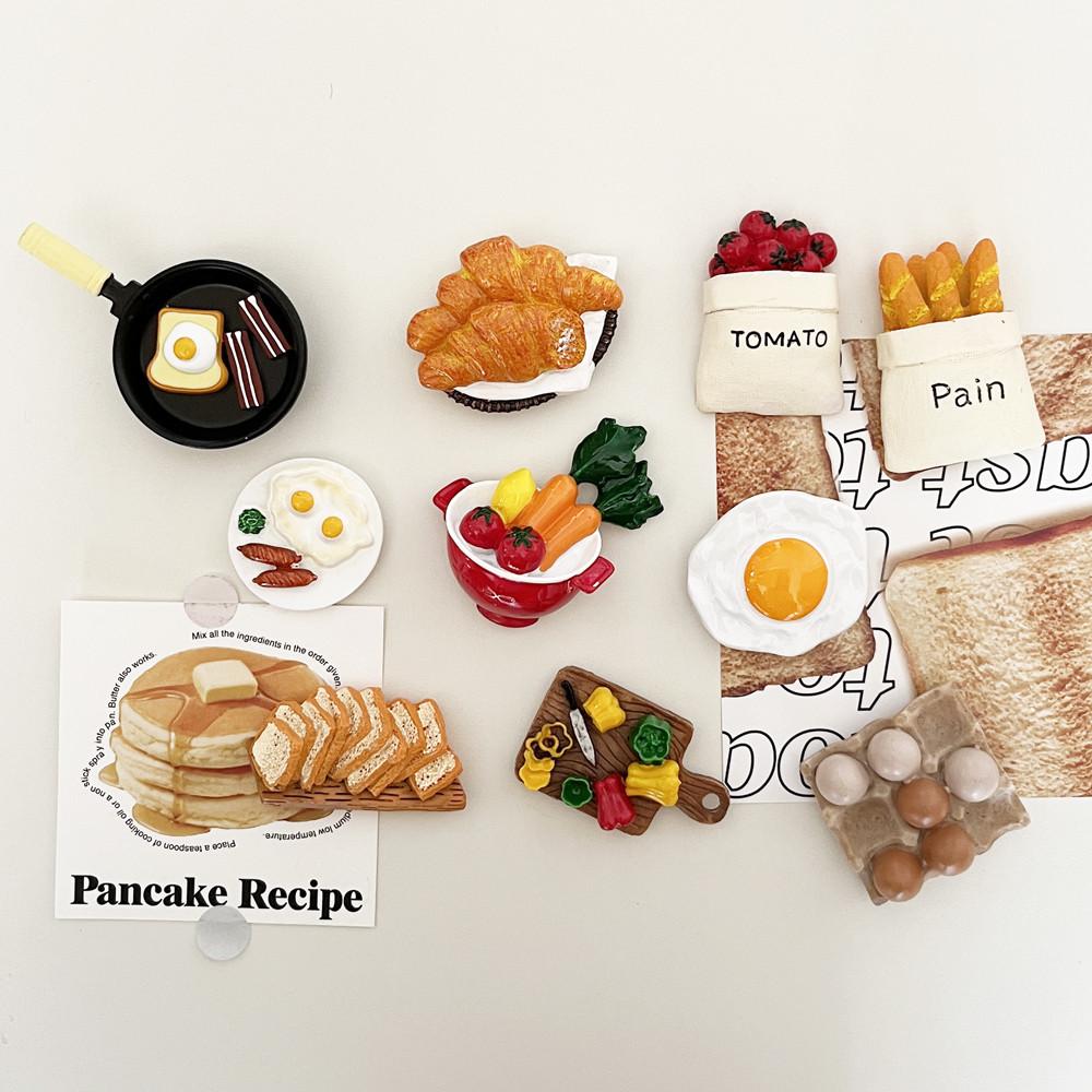 냉장고 자석 브런치 모양 마그넷