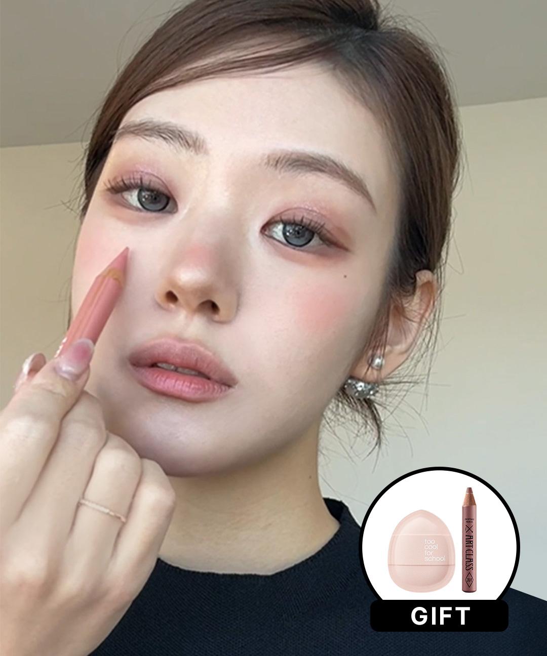 투쿨포스쿨 NEW🩷핑거퍼프 100% 증정🩷아트클래스 벨루어 펜슬 + 프로타주 펜슬 (랜덤) 증정 (2개 구매 시 틴 케이스 증정)