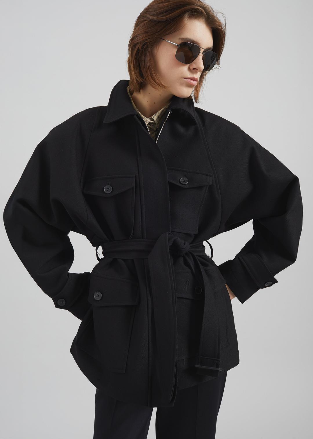 Trevose Padded Utility Jacket - Black - ONE SIZE