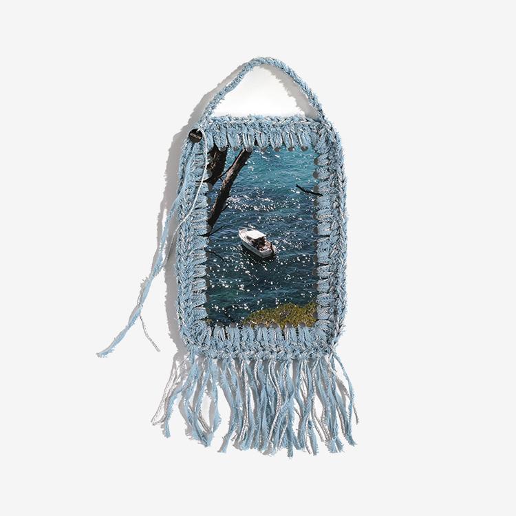 on the shining sea(blue)_postcard