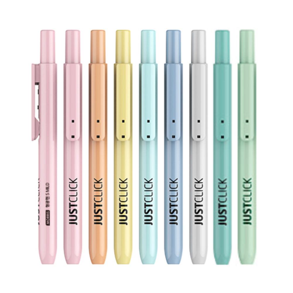 모리스 저스트클릭 형광펜S 마일드 낱색 1자루 : 오피스24