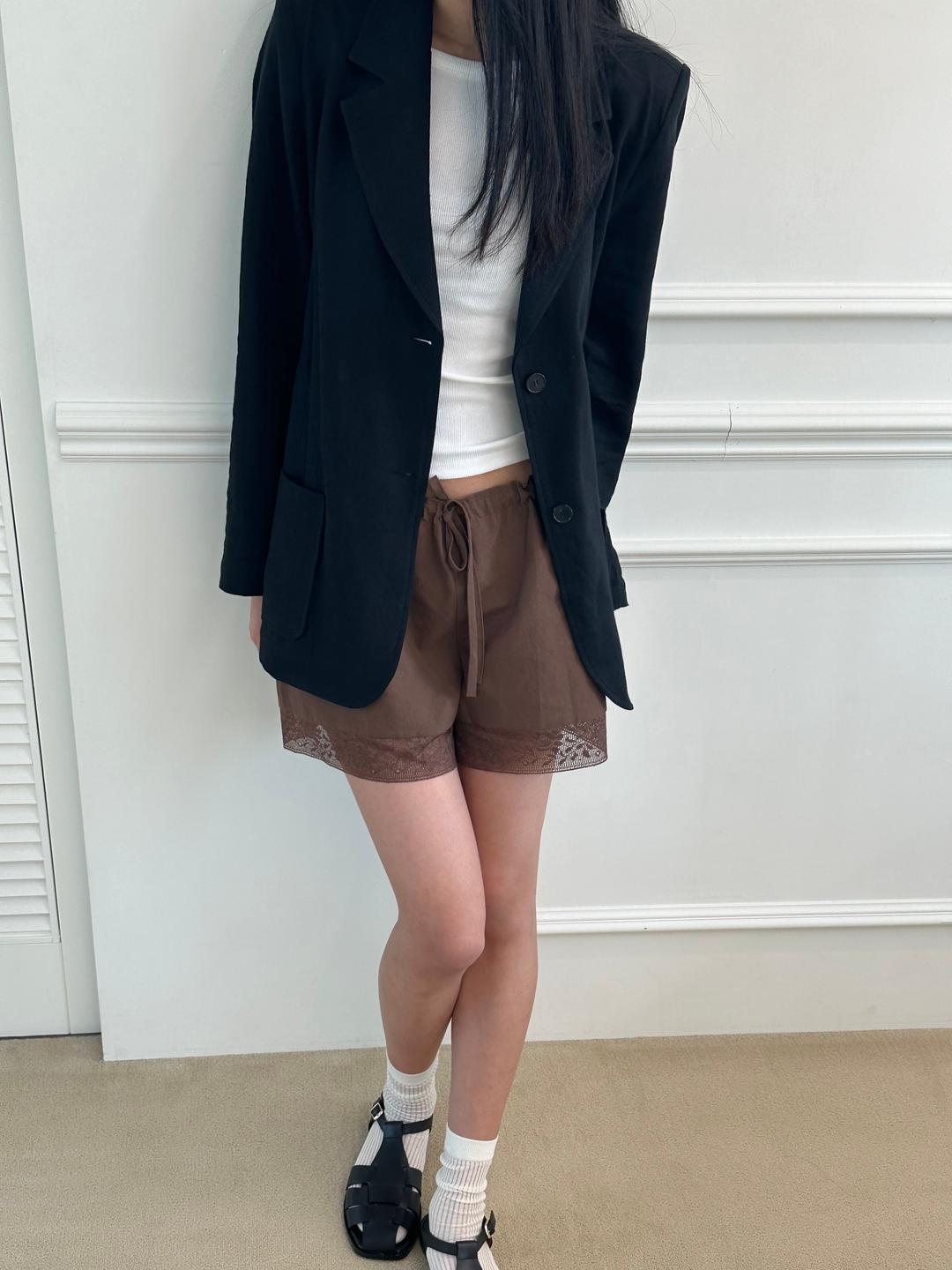 Rose Lace Cotton Pants