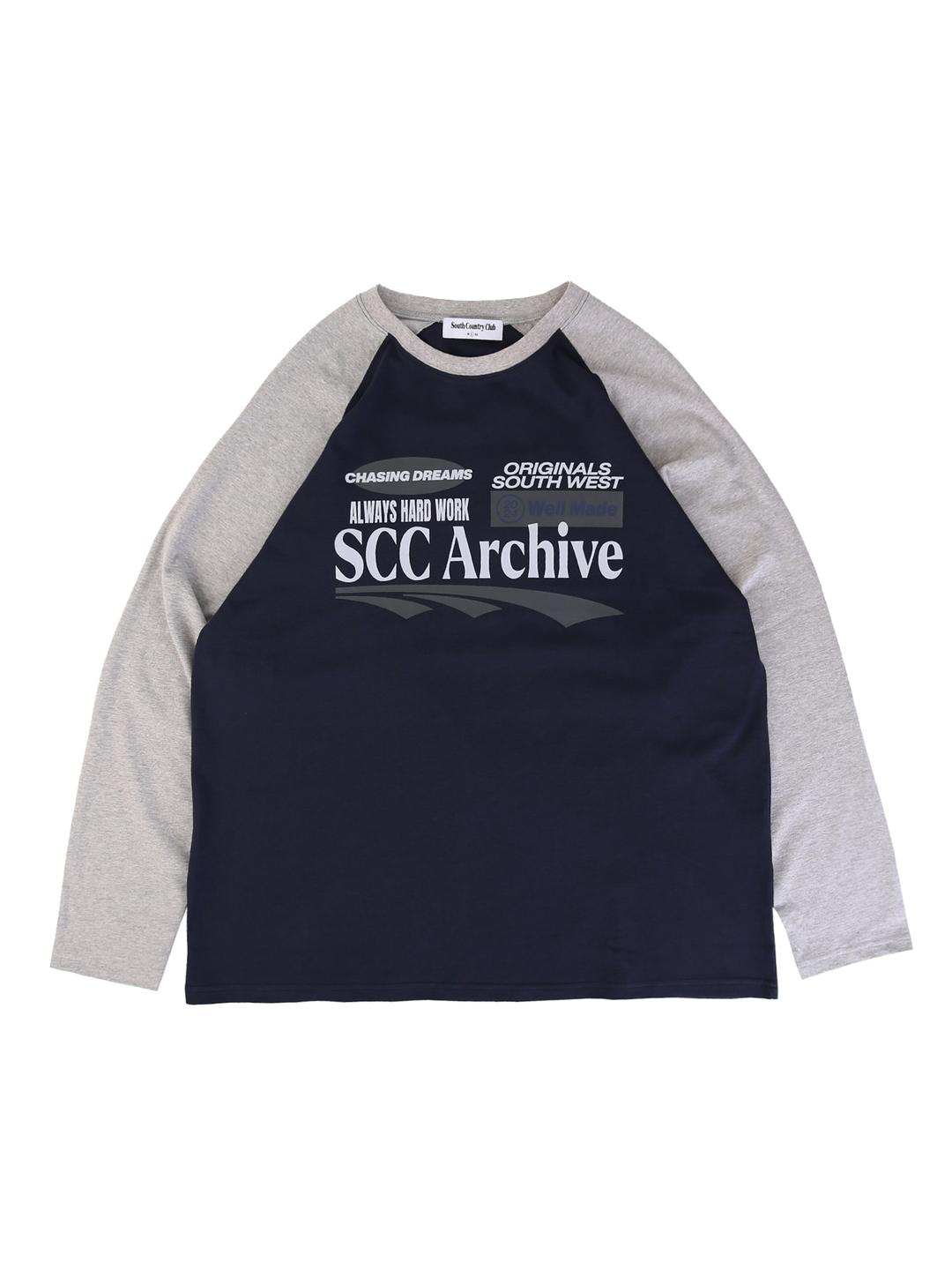 SCC ARCHIVE L/S-NAVY/GREY