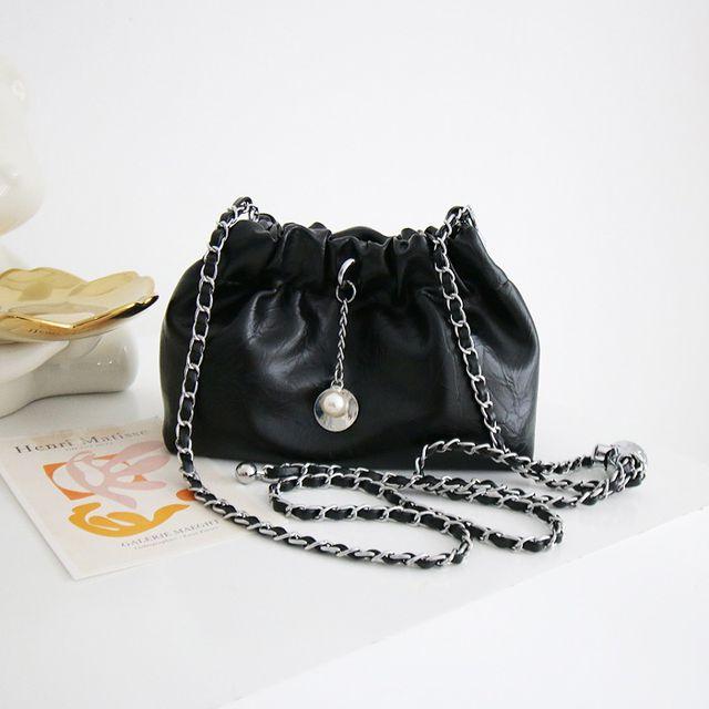 제인준 프라 진주 복조리 체인 숄더 크로스백