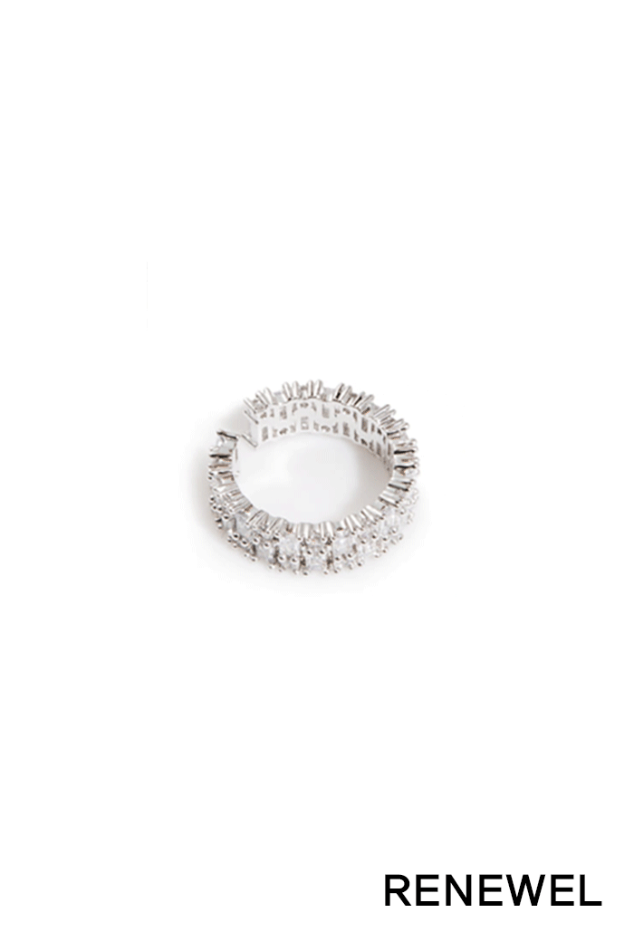 [NCT착용] 트윙클블링 반지 (실버)