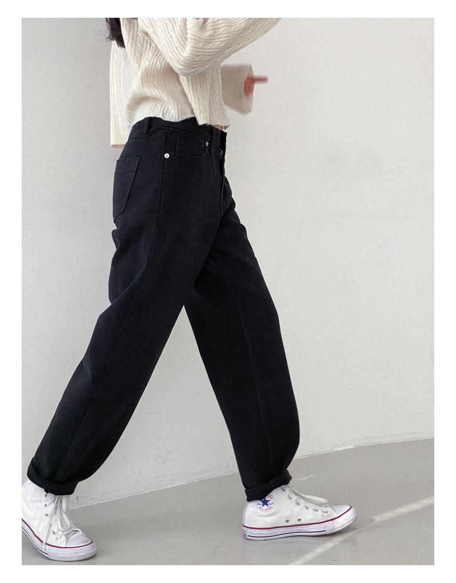 [기모안감][단독진행] 클래식 배럴 팬츠 [블랙]