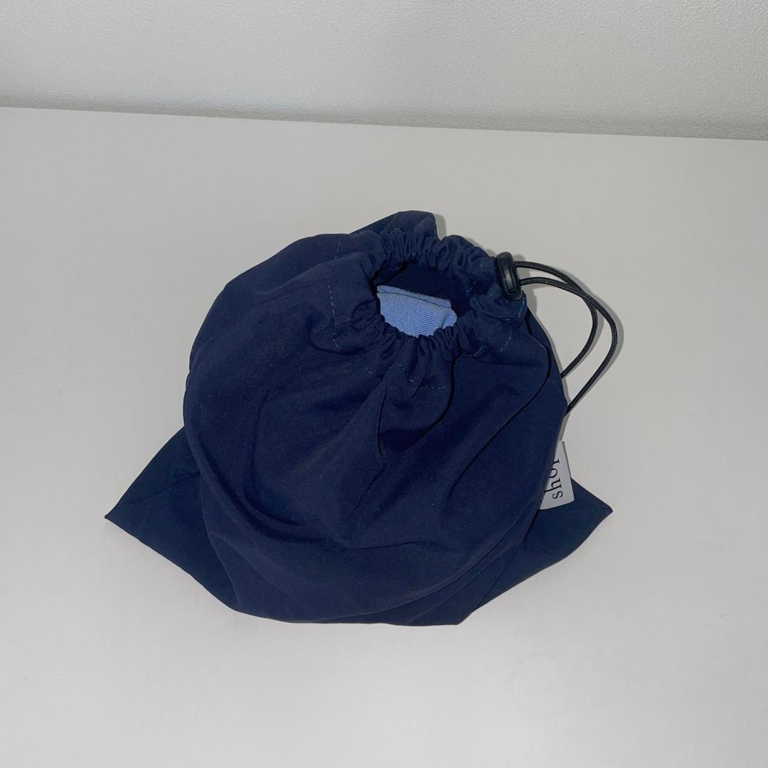 recycle string pouch / midnight navy 파우치