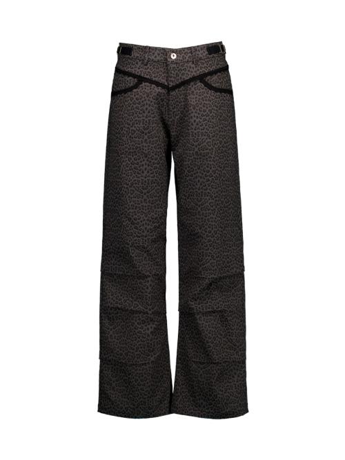LEOPARD LACE PANTS / CHARCOAL