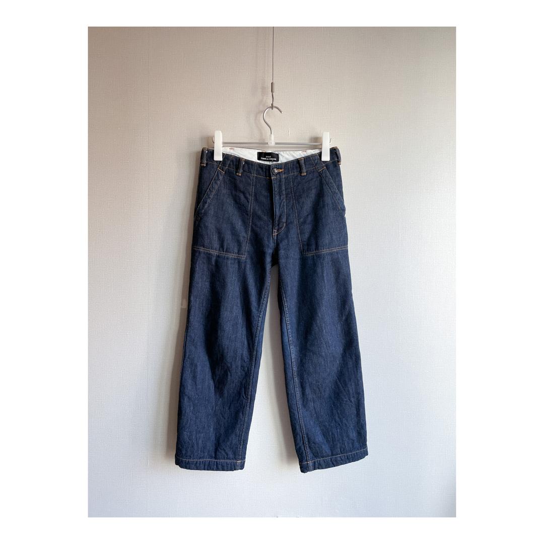 tricot COMME des GARCONS - Fleece Liner Fatigue Denim Pants (Natural Indigo)