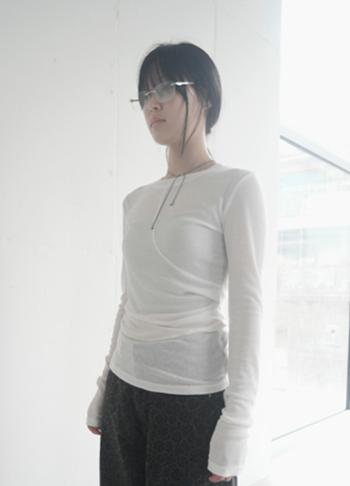 에프터먼데이 square rimless glasses (3c)