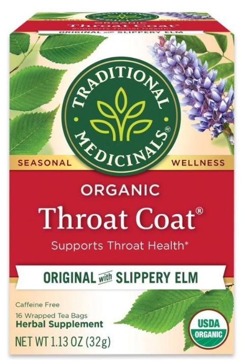 Traditional 트레디셔널 오가닉 throat coat 차 16개입