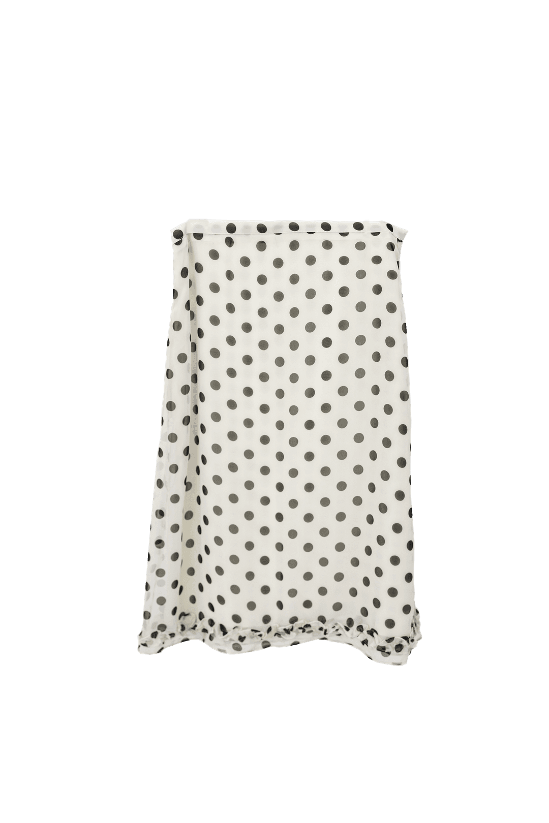[Gerbera] Dot frill midi skirt