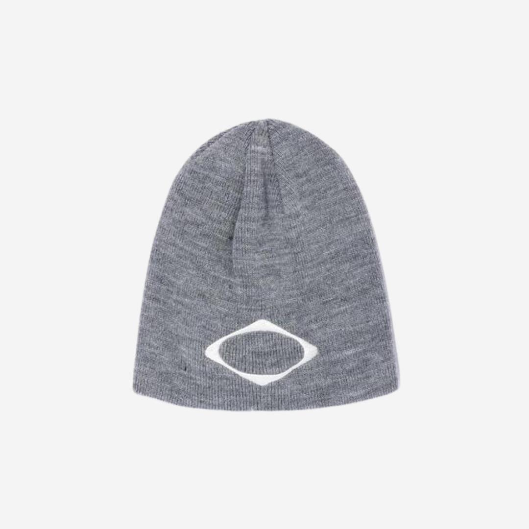 (W) Mischief Rhombus Beanie Grey