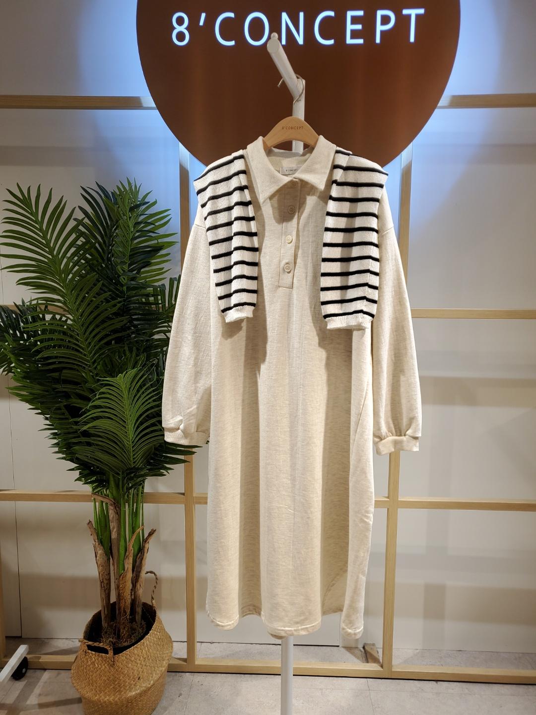 루즈카라 원피스_C21J1FOP003(2컬러)/에잇컨셉