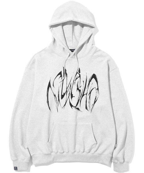Boomerang Logo Pullover Hood-Grey