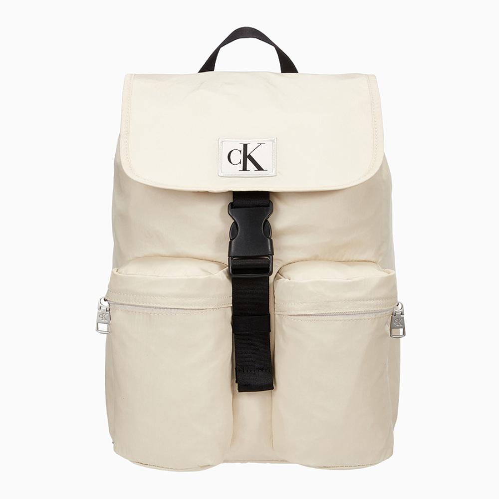 여성 시티 나일론 투 포켓 플랩 백팩 DH3615-GTR/캘빈클라인 진