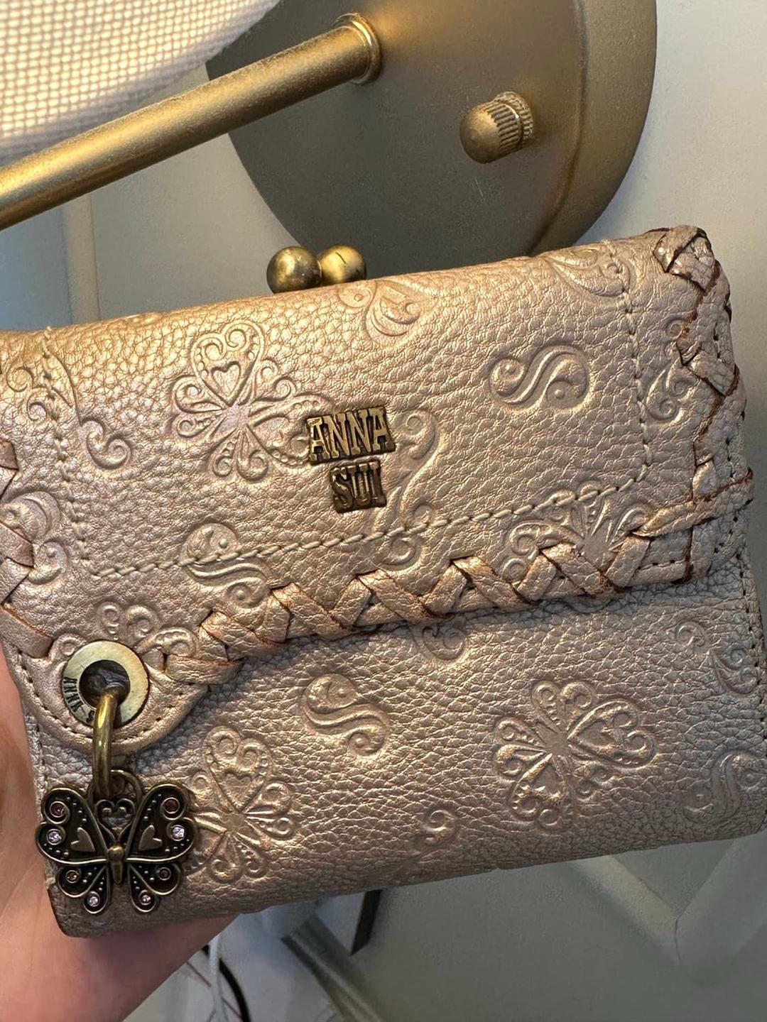 판매) 레어 안나수이 샴페인 핑크 지갑 양도 에나멜 | 후루츠패밀리