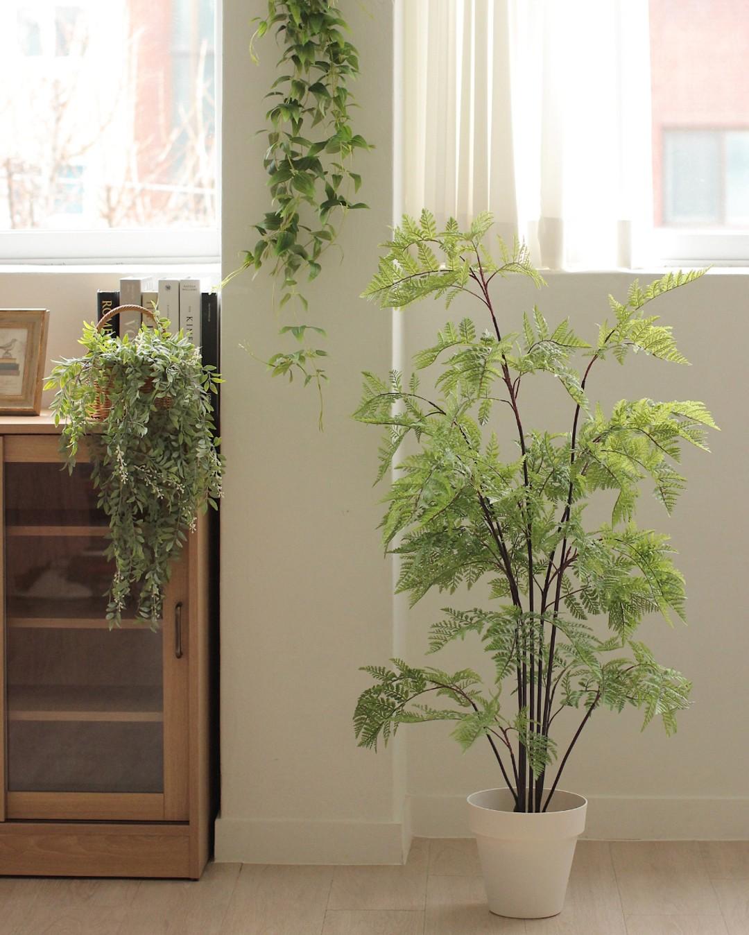 🌿[꽃날x힌오썸] 리틀 포레 조화 나무(120cm)