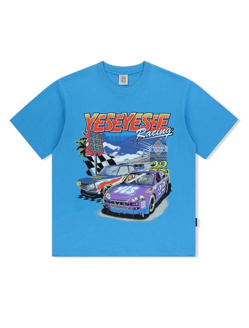 Racing Tee Sky Blue
