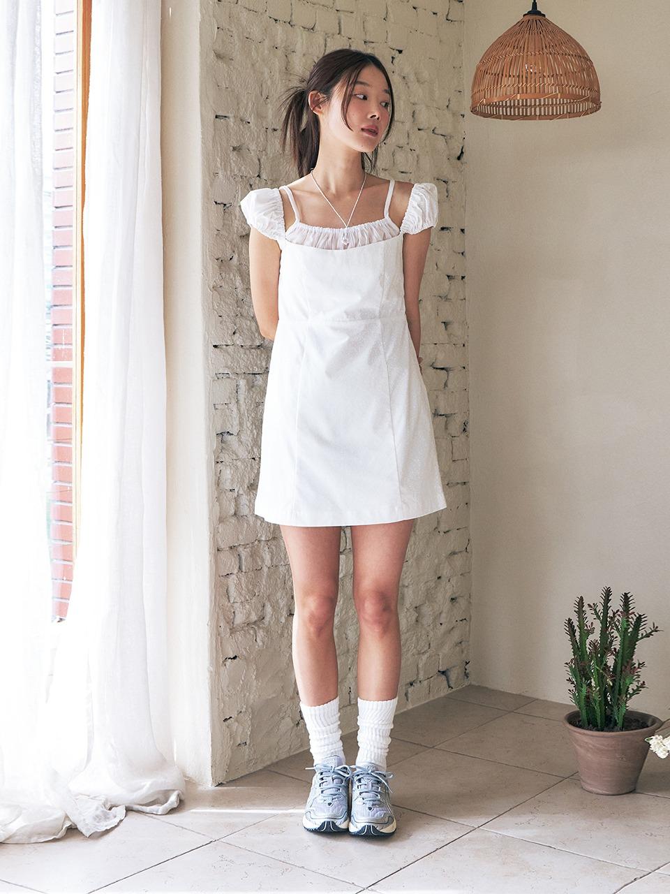 TINY FLOWER ONE PIECE (WHITE)