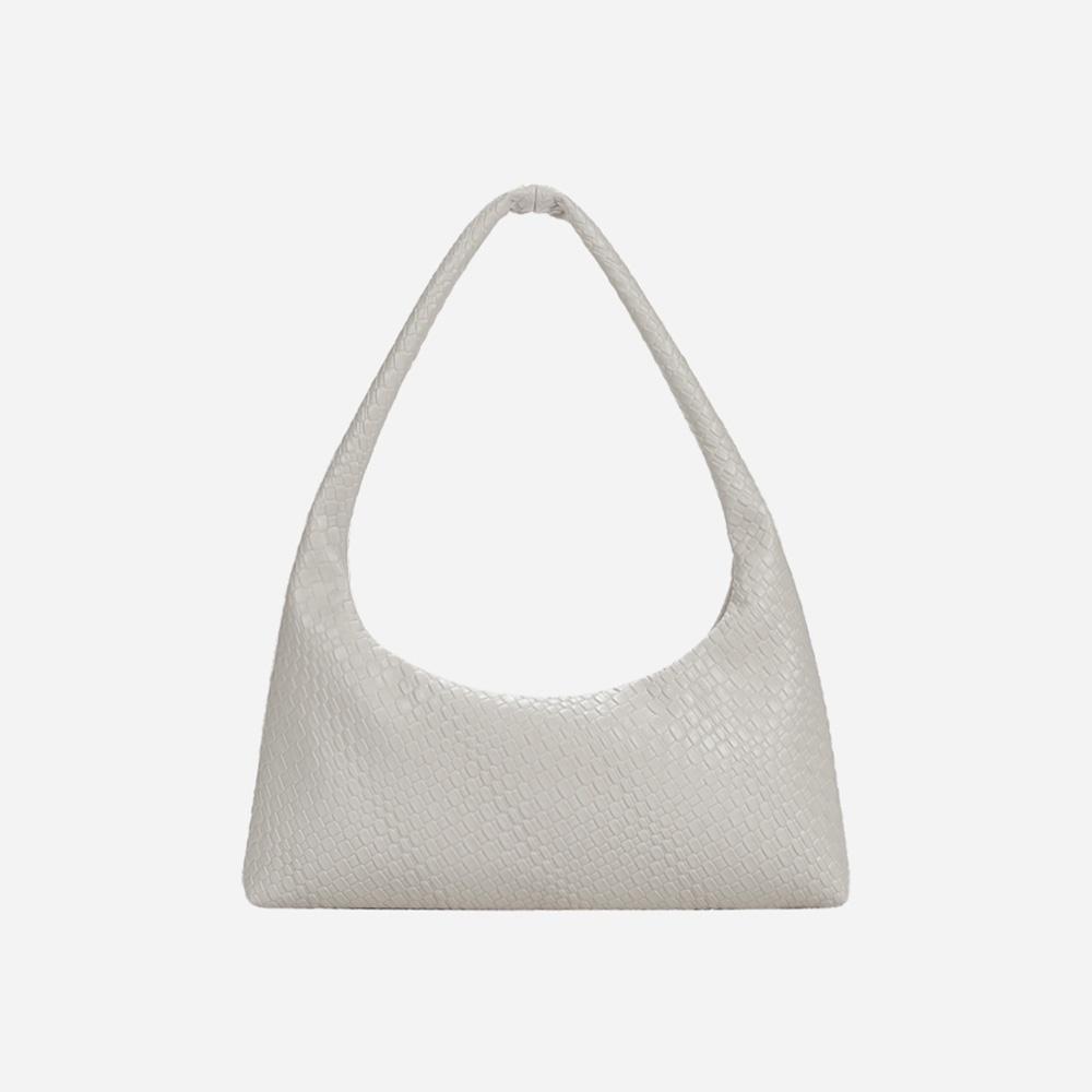 Cross Body Slouchy Hobo Bag Latte Ivory