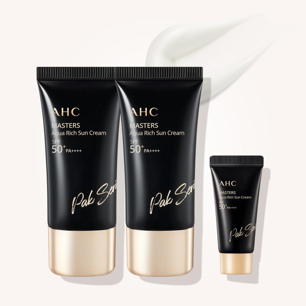[박세리선크림] AHC 마스터즈 아쿠아리치 선크림 30ml+30ml+10ml