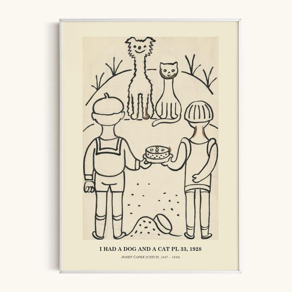 요세프 차페크 - I Had a Dog and a Cat / Pl 33