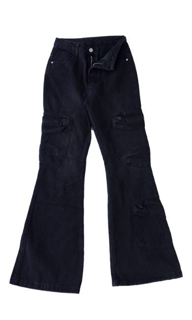 이즈이즈 dusty cargo bootcut pt