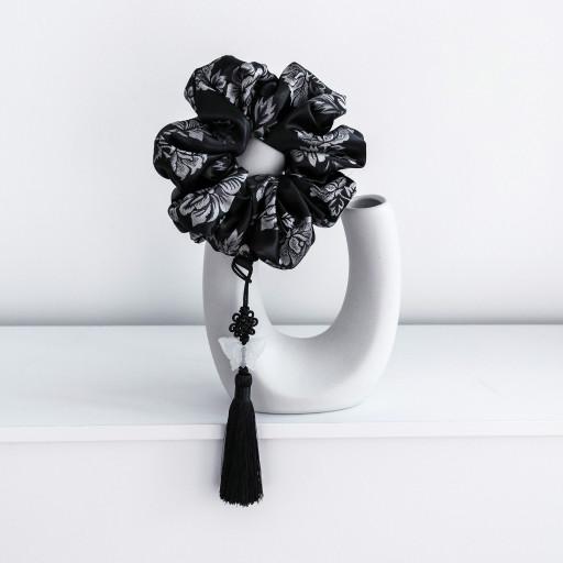 한복 화접도 스크런치 대/소(나비 노리개 탈부착 가능)