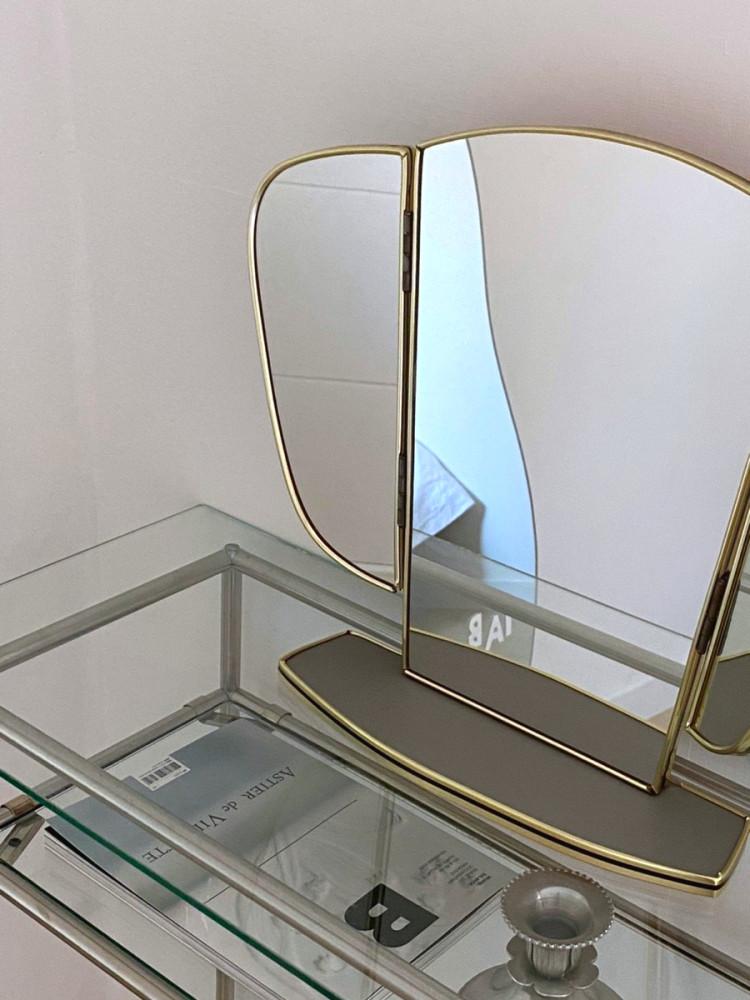 [중고]미드센추리 호마이카 빈티지 거울 mid-century vintage formica table mirror (3 types)